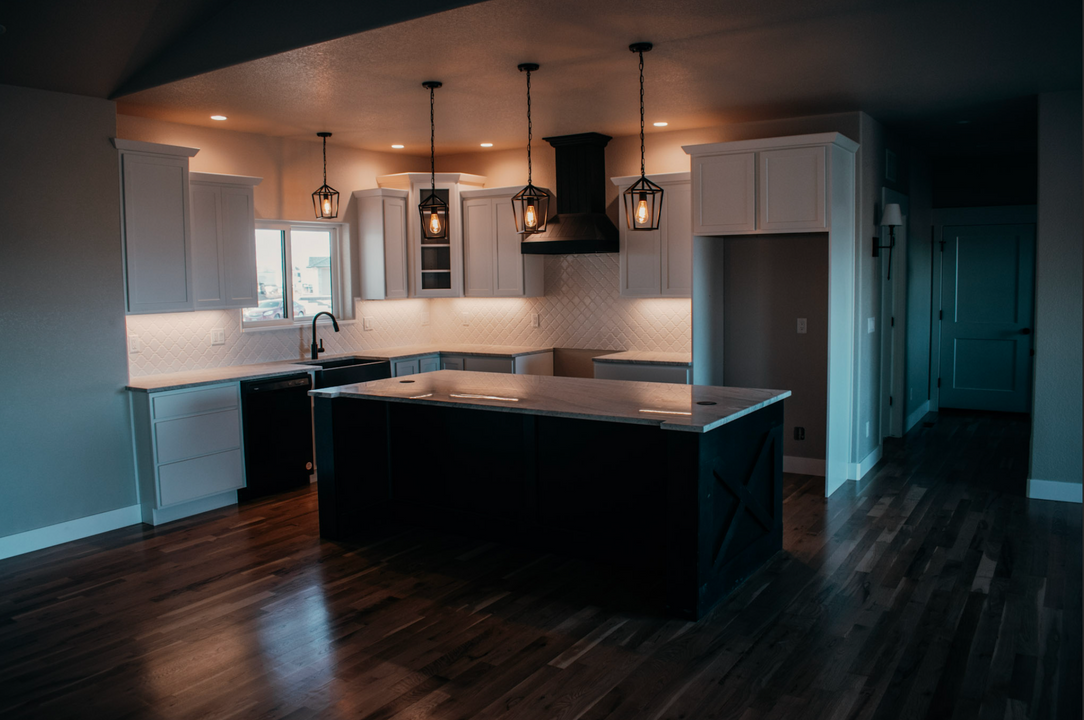 Custom home in Pueblo West, custom kitchen design. Modern Kitchen.