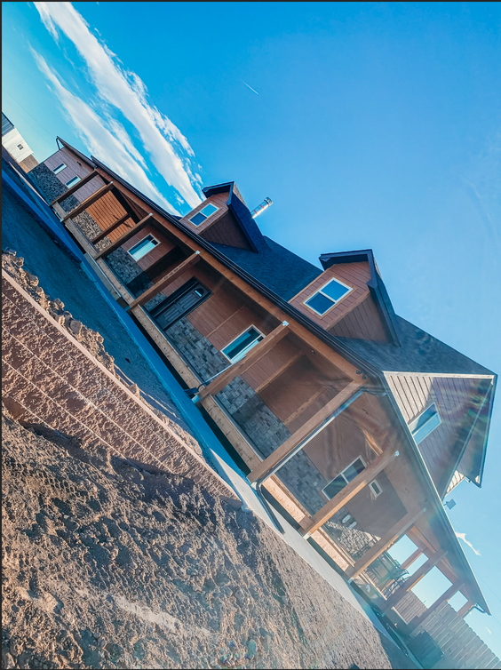 Pueblo County new construction home. Including wrap around patio.